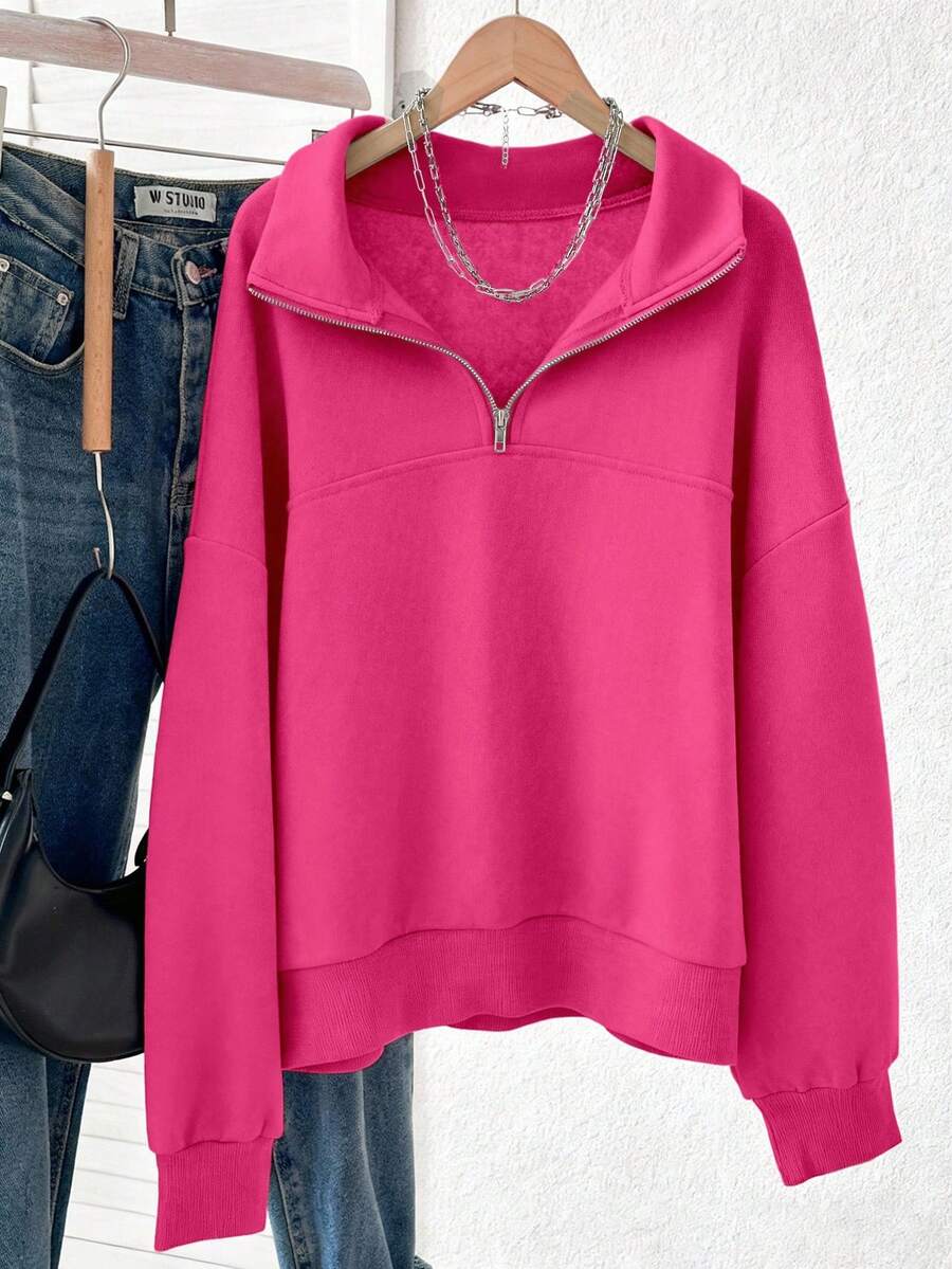 Lalippa Women's Loose Split Zip-Up Hoodie,Graduation,Teacher,Back To School Pullover Fall