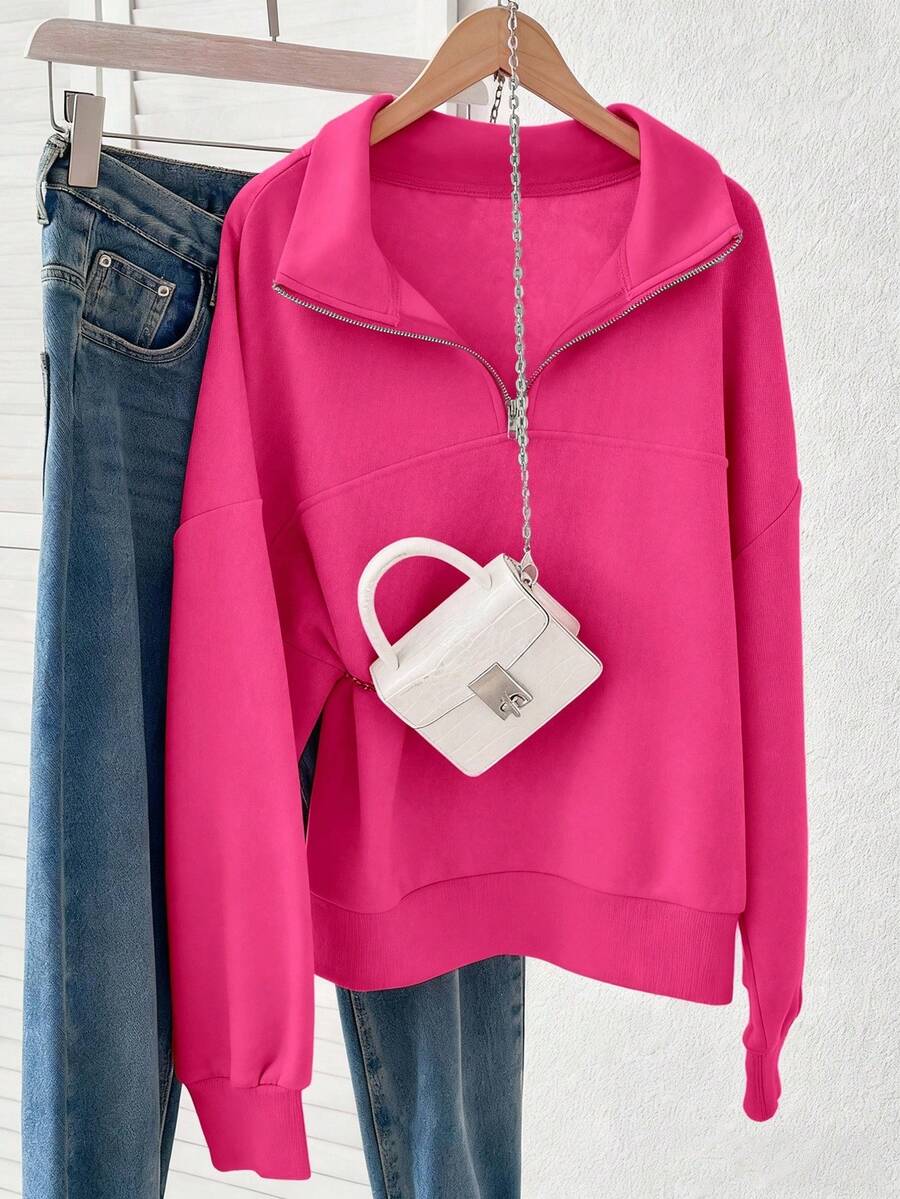 Lalippa Women's Loose Split Zip-Up Hoodie,Graduation,Teacher,Back To School Pullover Fall