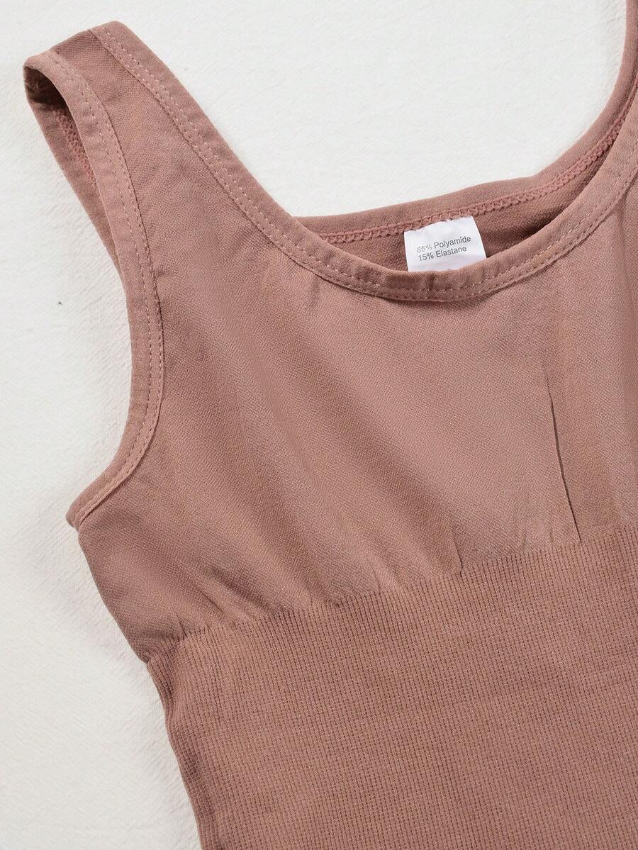 3 Pieces Of Seamless High-Waisted Body Shapewear Shaping One-Piece Pants, With An Opening At The Crotch For Easy On And Off - A Pair Of Stretchy Pants Designed To Shape The Body, Enhance The Hip Line, Control Abdominal Fat, And Boost The Bust. The Material Is A Knitted Breathable Elastic Fabric.