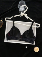 1pc Sexy Lace Minimalist Lift-Up Small Bust Underwire Bra For Women Lingerie