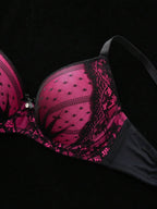 1pc Sexy Lace Minimalist Lift-Up Small Bust Underwire Bra For Women Lingerie