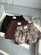 Comfortcana 3pcs Comfortable Women's Short Length Casual Shorts In Woven Fabric For Everyday Looks Shorts Pack Camo Print Shorts