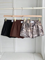 Comfortcana 3pcs Comfortable Women's Short Length Casual Shorts In Woven Fabric For Everyday Looks Shorts Pack Camo Print Shorts