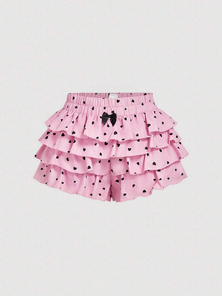 SHEIN MOD Casual Low-Waist Plaid Bodycon Ruffled Women's Ultra-Short Shorts Back To School Clothes Women Blue And White Boxer Shorts Simple Daily