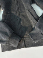 Glimmora New Women Zip-Up Sweatshirt, Gray Long Sleeve Jacket