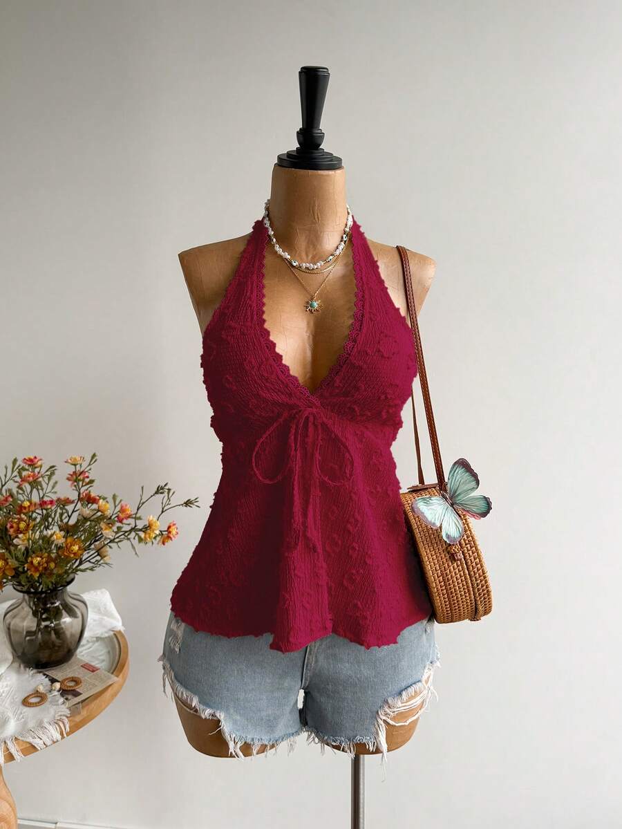 Rusttydustty Women's Backless Casual Vacation Bohemian Style Beach, Suitable For Valentine's Day, New Year, Party, Easter, Hawaiian Music Festival, Tropical Holiday