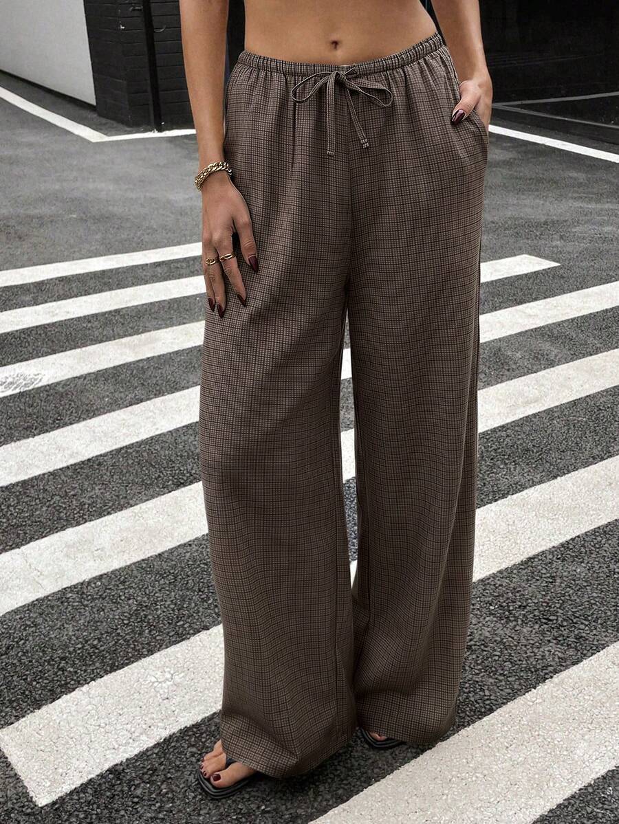 Siren Gaze Women Linen Low-Waist Straight Leg Casual Pants, Summer Holiday Style Business Casual Woman,Linen Pants Black