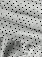 Elamini Women's Fashion Pleated Layered Decor Sweet Design Charming Polka Dot Ruffle Hem Vacation Style Skirt