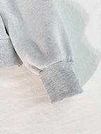 Glimmora New Women Zip-Up Sweatshirt, Gray Long Sleeve Jacket