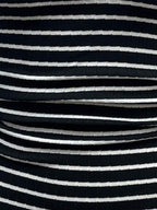 StreetHx Women's Casual Striped V-Neck Long Sleeve Short Dress