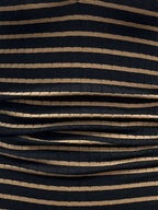 StreetHx Women's Casual Striped V-Neck Long Sleeve Short Dress