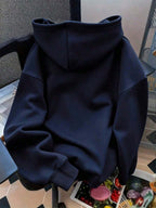 Women's Relaxed Fit Solid Blend Hoodies Lightweight Comfy Daily Home & Weekend Wear