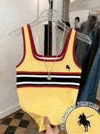 Resyla Striped Regular Fit Women's Sleeveless Crew Neck Tank Top
