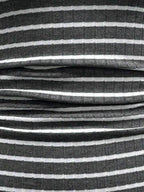 StreetHx Women's Casual Striped V-Neck Long Sleeve Short Dress