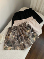 Comfortcana 3pcs Comfortable Women's Short Length Casual Shorts In Woven Fabric For Everyday Looks Shorts Pack Camo Print Shorts