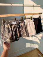 Comfortcana 3pcs Comfortable Women's Short Length Casual Shorts In Woven Fabric For Everyday Looks Shorts Pack Camo Print Shorts