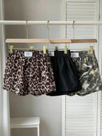 Comfortcana 3pcs Comfortable Women's Short Length Casual Shorts In Woven Fabric For Everyday Looks Shorts Pack Camo Print Shorts