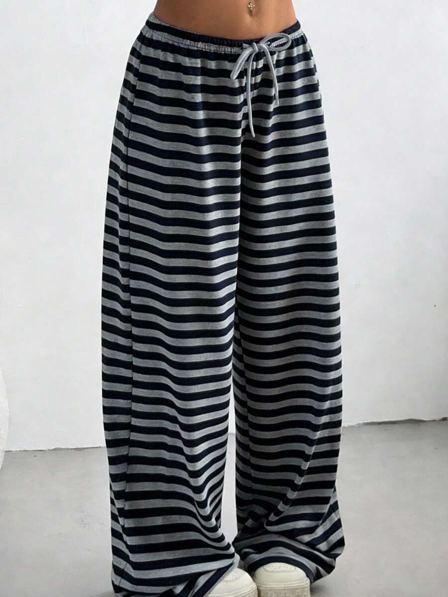 CovetEZ Women's Casual Loose Solid Color Drawstring Waist Sweatpants Wide Leg Sweatpants Graduation,Back To School Outfits,Graduation,Teacher Outfits For Women,Back To School