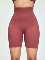 Women High-Waisted Solid Color Body-Shaping Bottoms, Panty