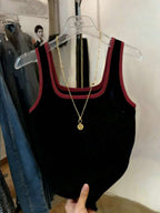 Resyla Striped Regular Fit Women's Sleeveless Crew Neck Tank Top