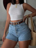 Women's Fashionable Casual Stretchy Denim Shorts