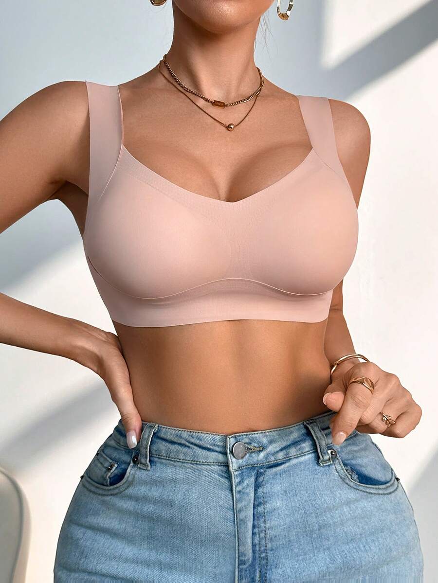 Comfortable Detachable Padded Bra, Lift & Push-Up, Invisible Adhesive Underwear, Can Be Worn Outside Sexy Top