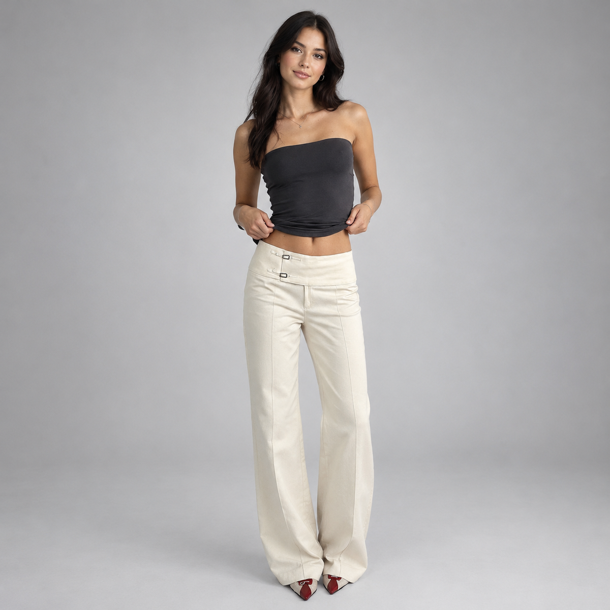 Freya | Asymmetric Flare Pants