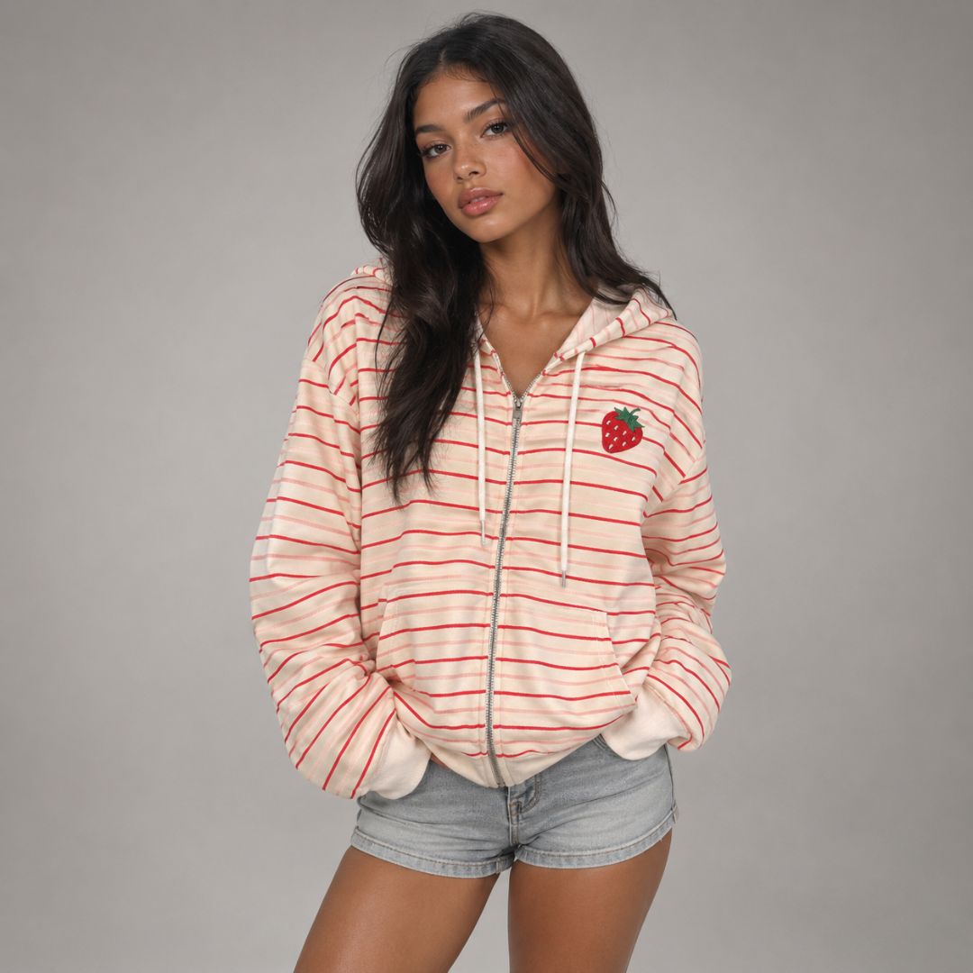 Kaya | Raglan Zip Sweatshirt