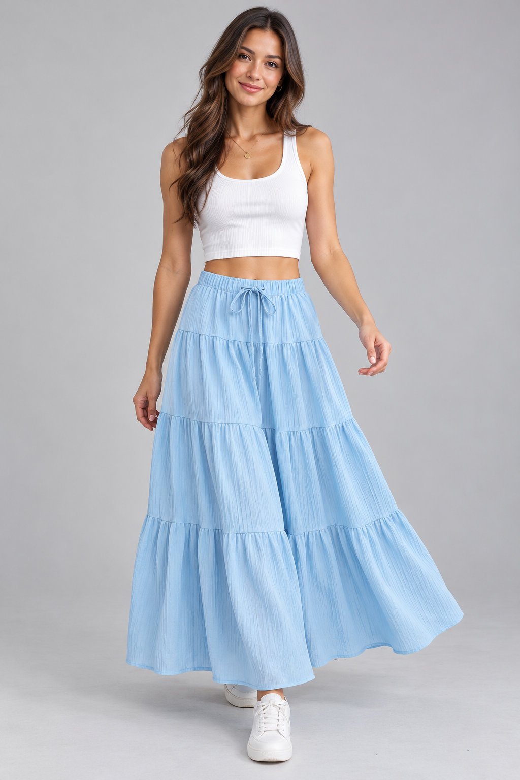 Celia | Ruffled Maxi Skirt