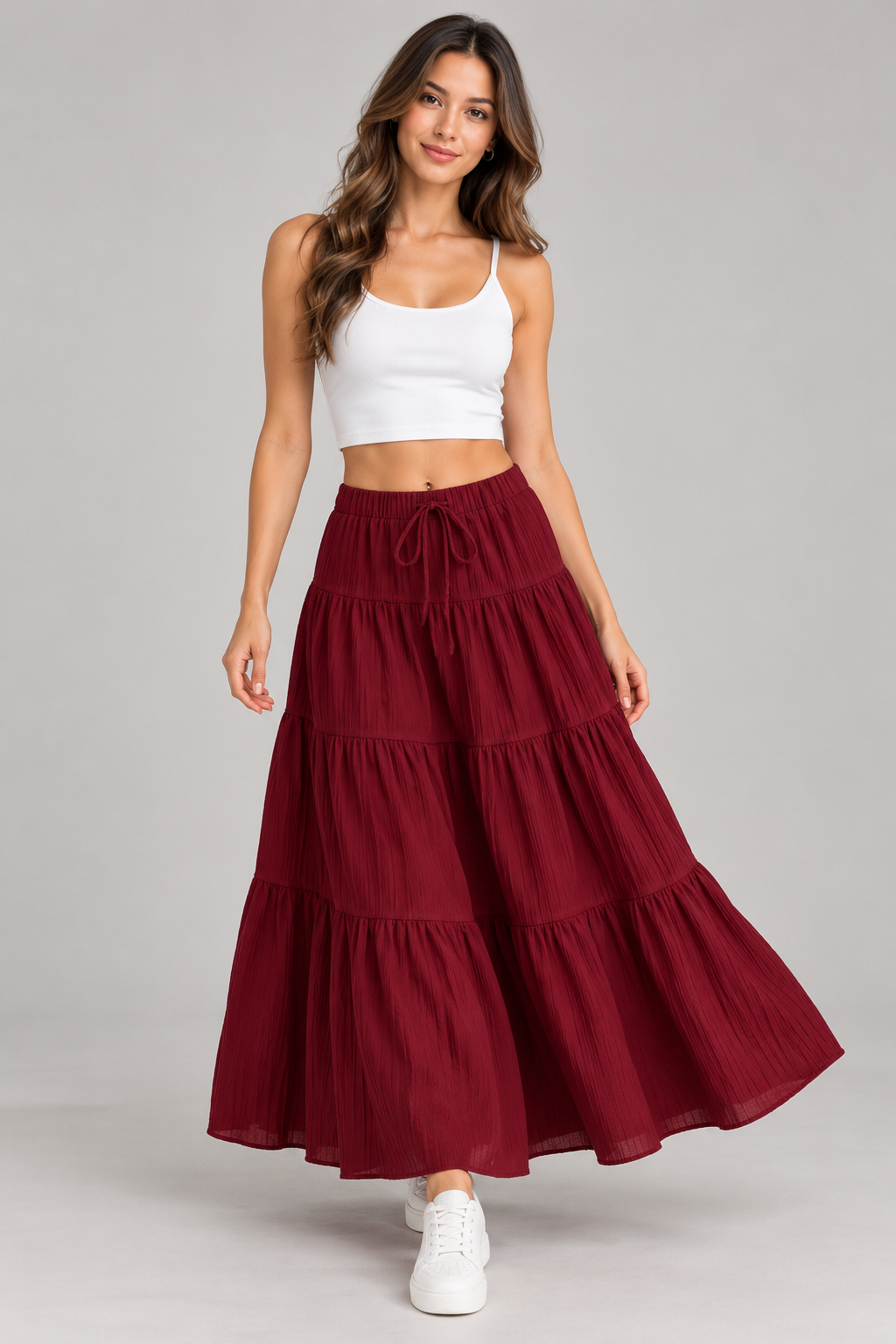 Celia | Ruffled Maxi Skirt