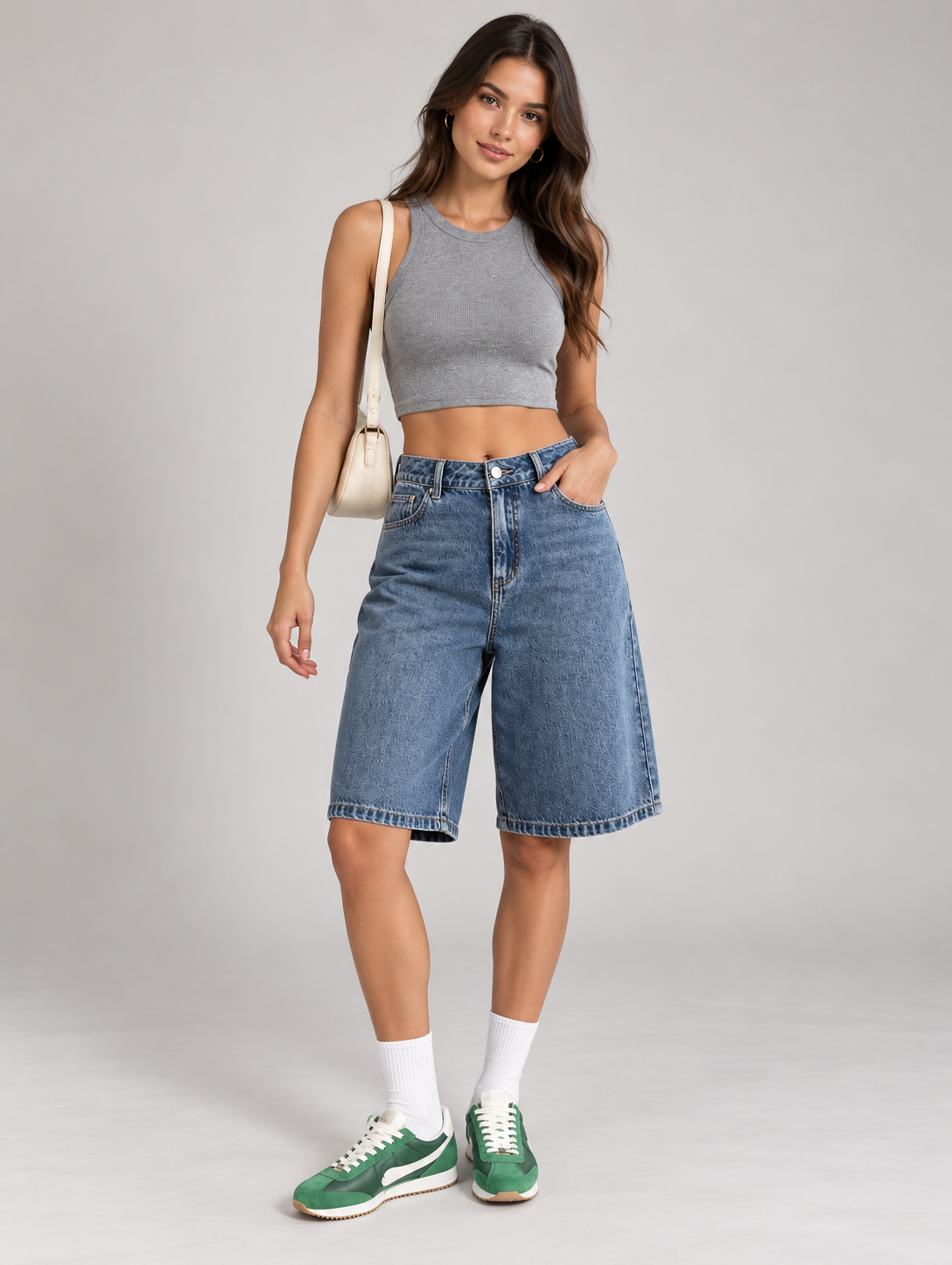 Carly | Relaxed Denim Shorts