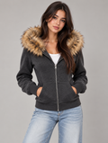 Anouk | Faux-Fur Zip Fleece