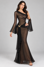 Lyra | Metallic Ombre Dress