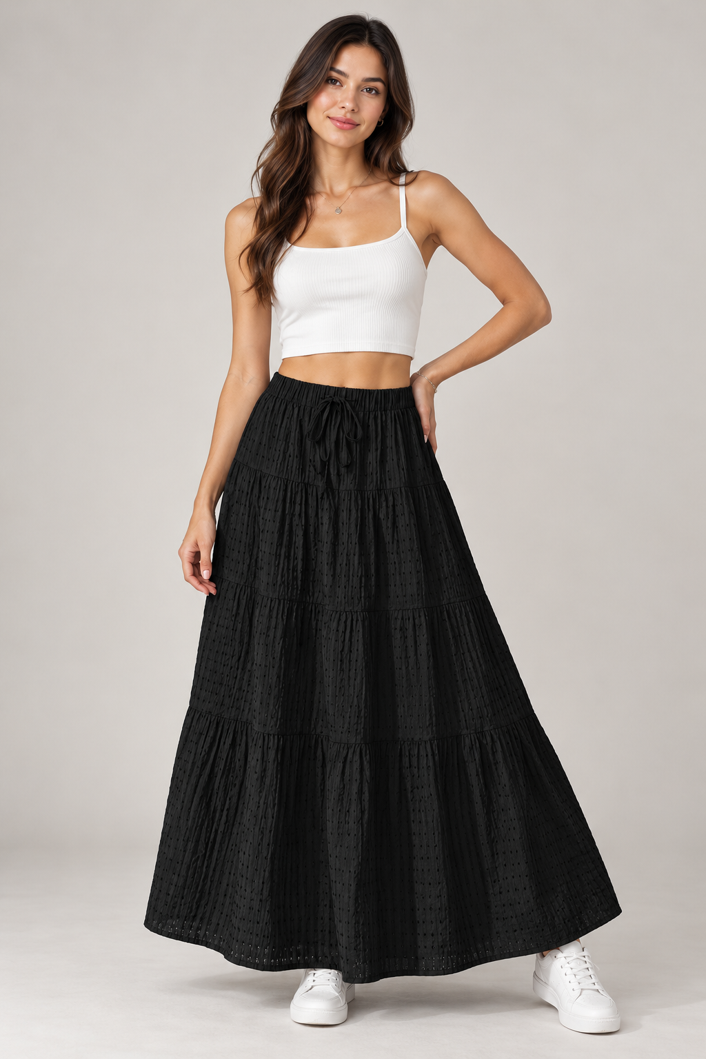 Celia | Ruffled Maxi Skirt
