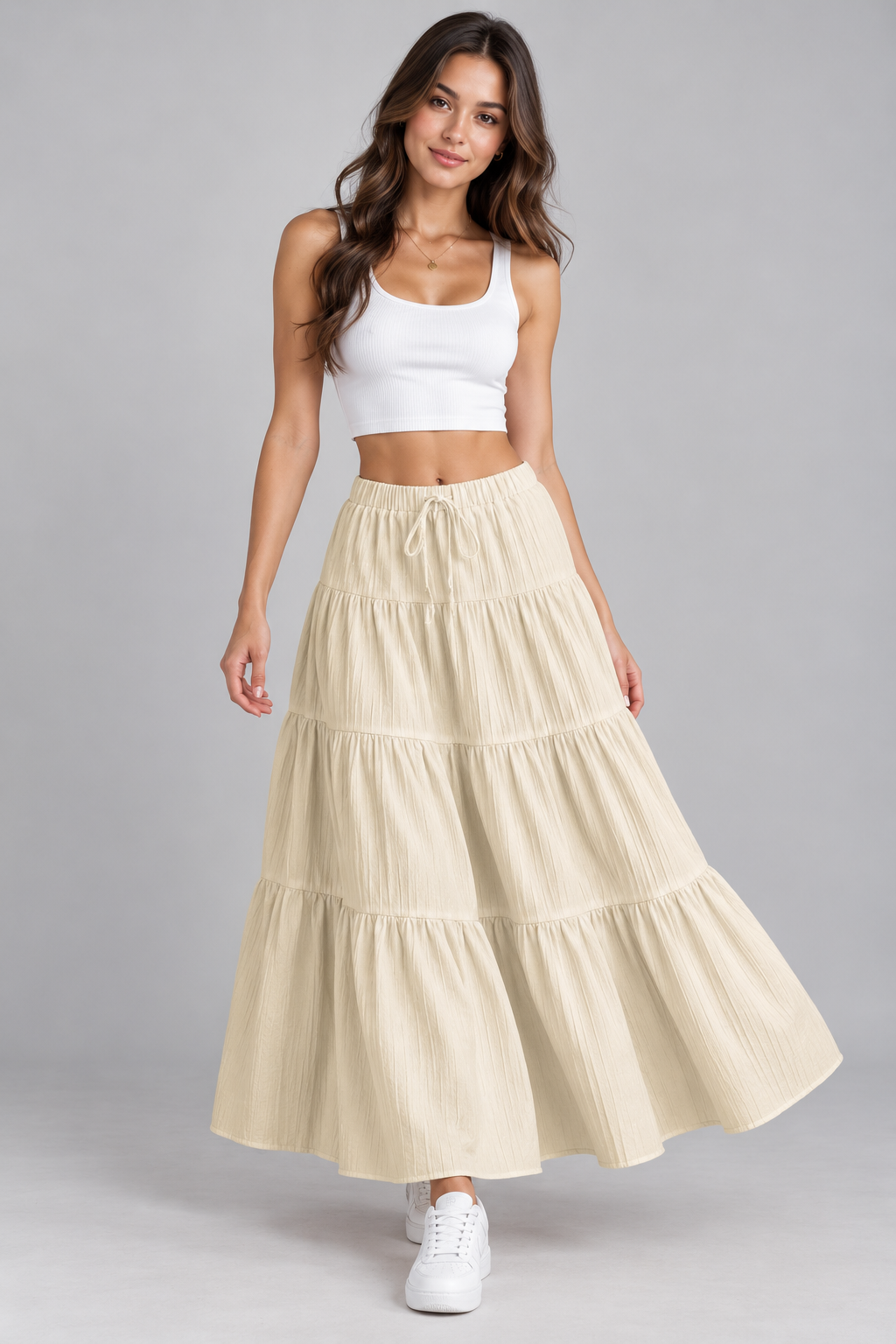 Celia | Ruffled Maxi Skirt