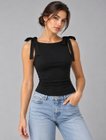 Bree | Tie-Shoulder Tank Top
