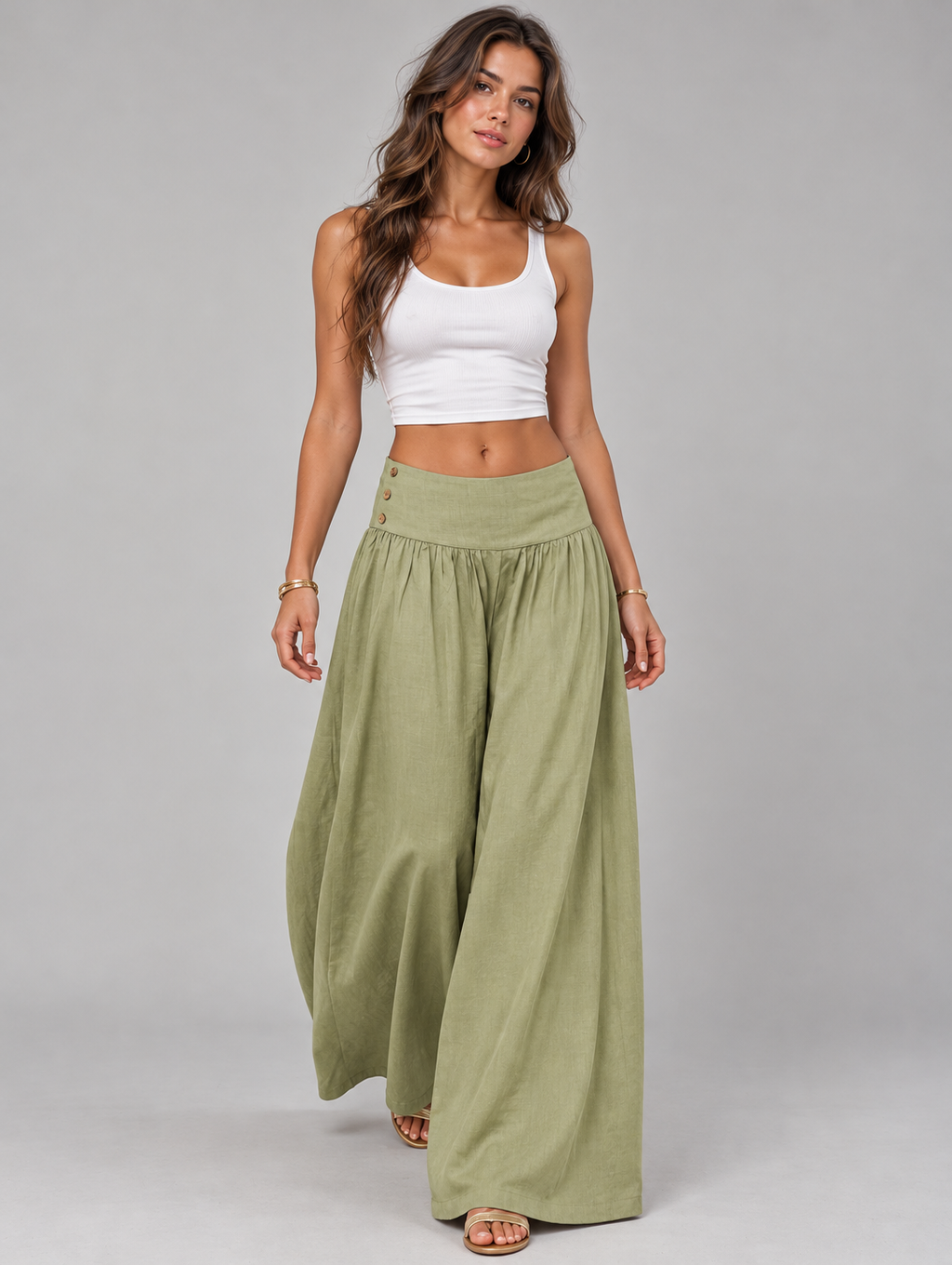 Margot | Vintage Wide-Leg Pants