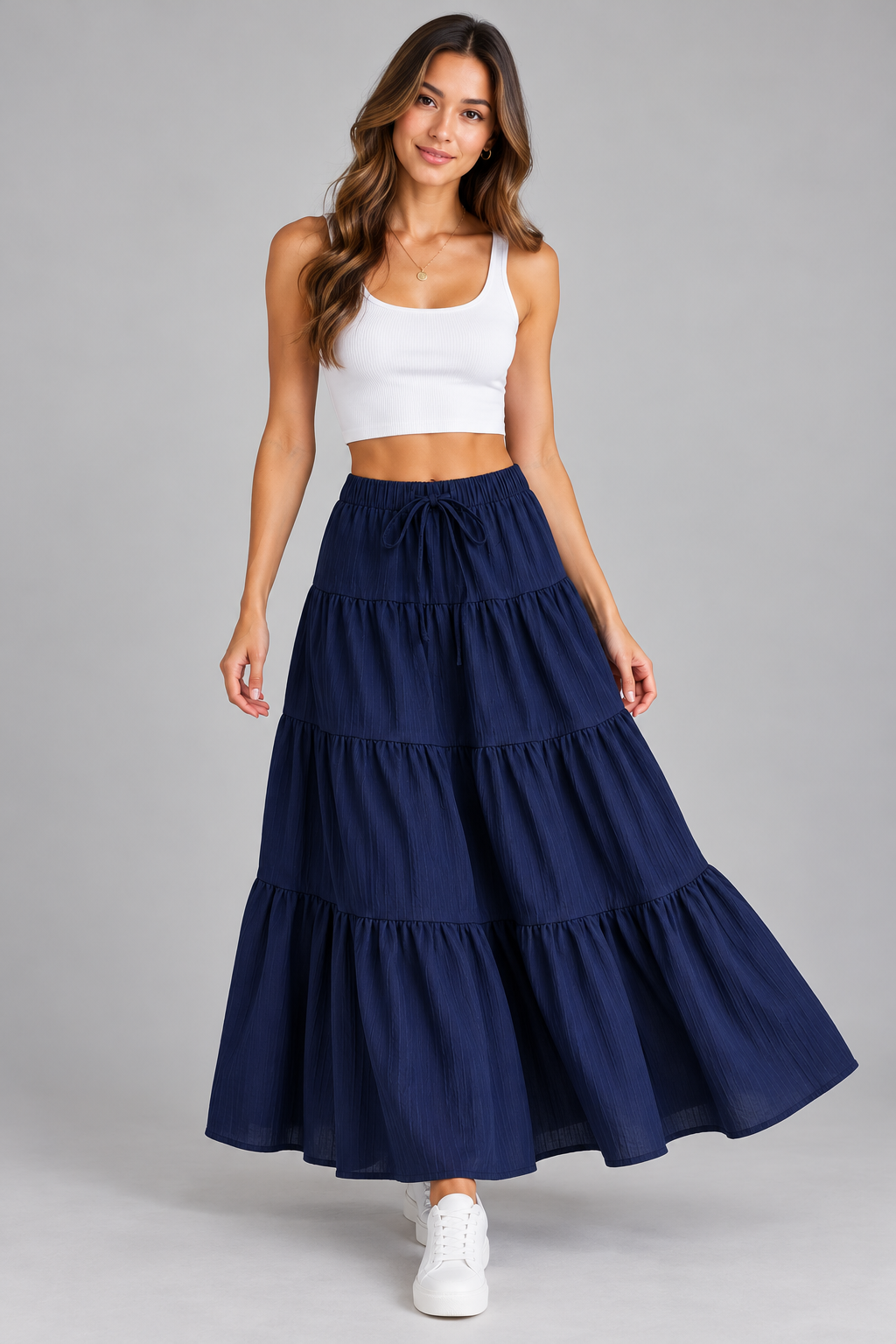 Celia | Ruffled Maxi Skirt