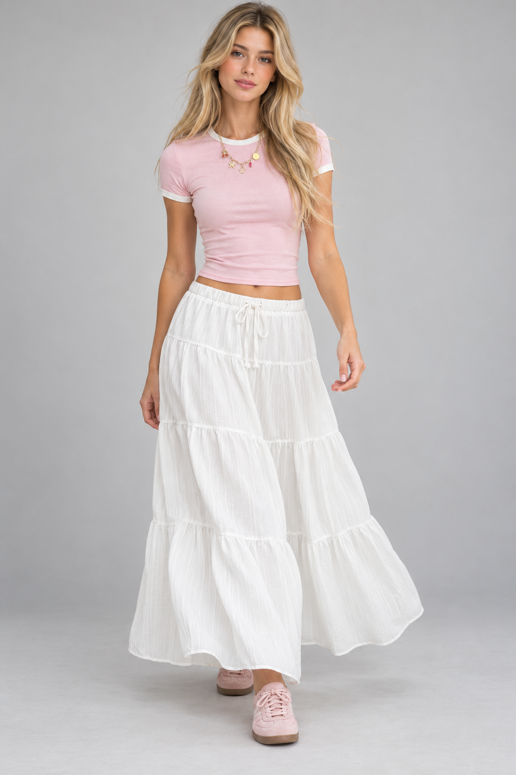Celia | Ruffled Maxi Skirt