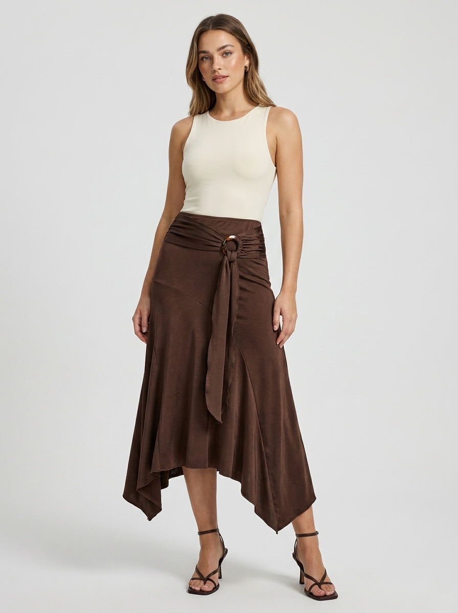 Aria | Fluid Ruffle Skirt
