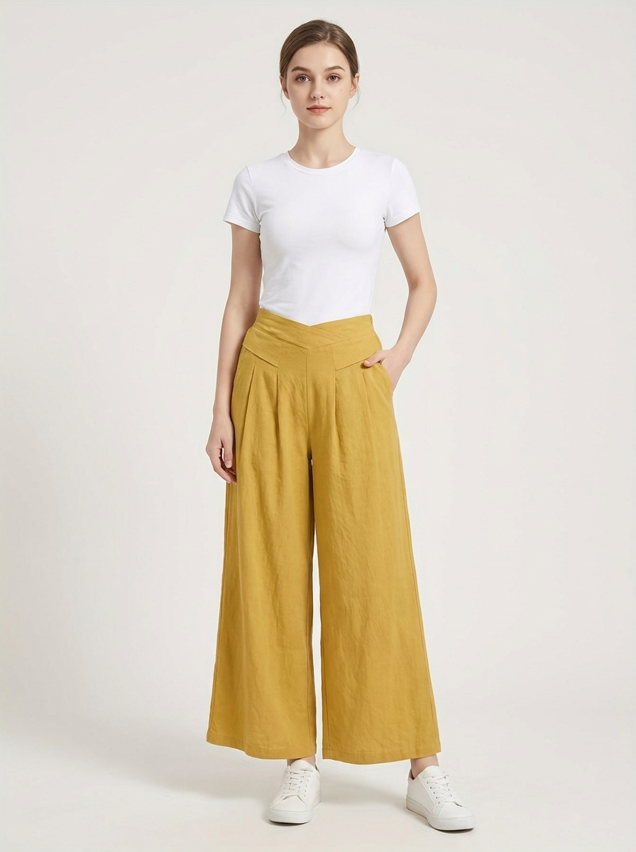 Iris | Pocket Wide-Leg Pants