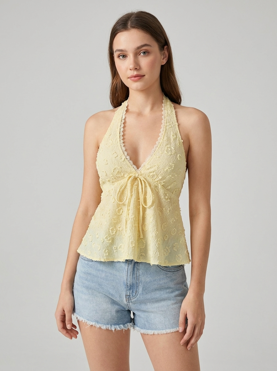 Fleur | Backless Boho Top