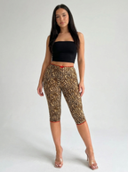 Lola | Lace-Trim 3/4 Leggings
