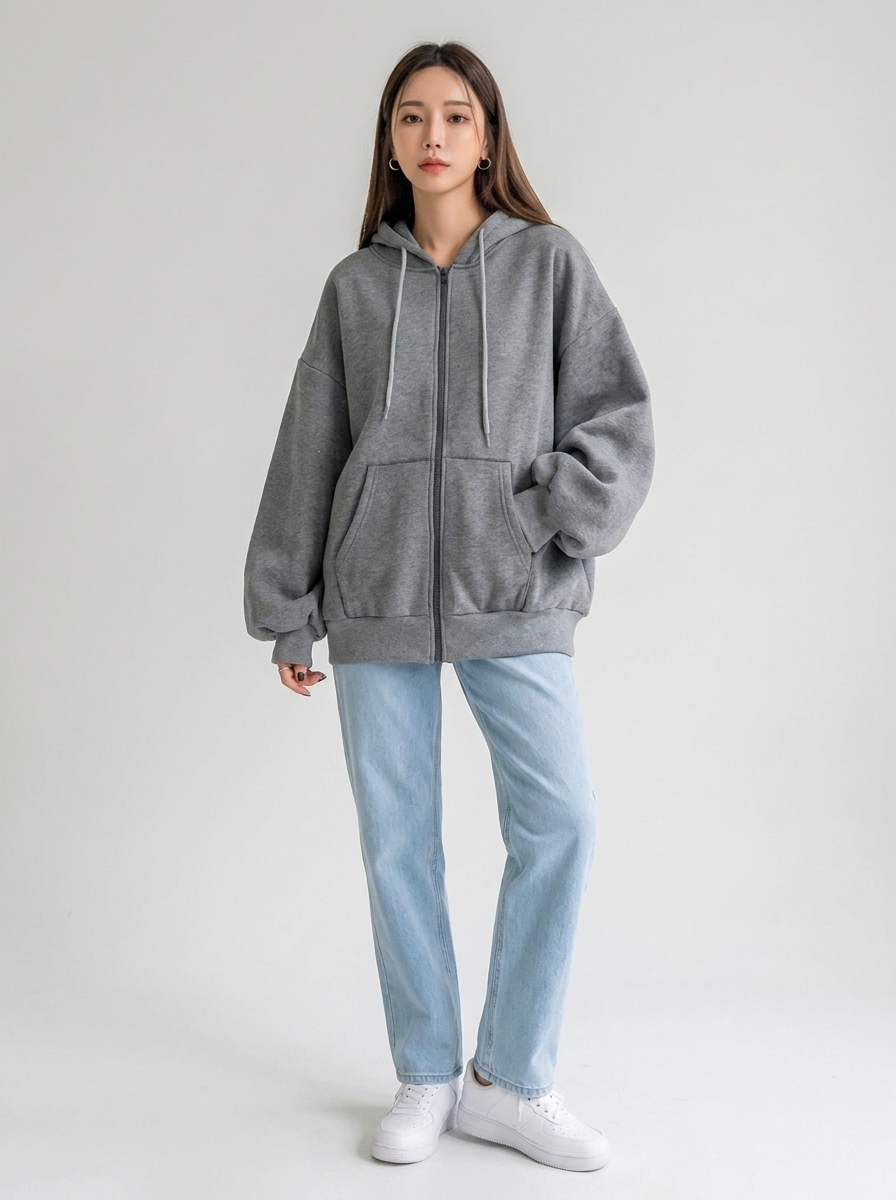 Lorelei | Drawstring Zip Jacket