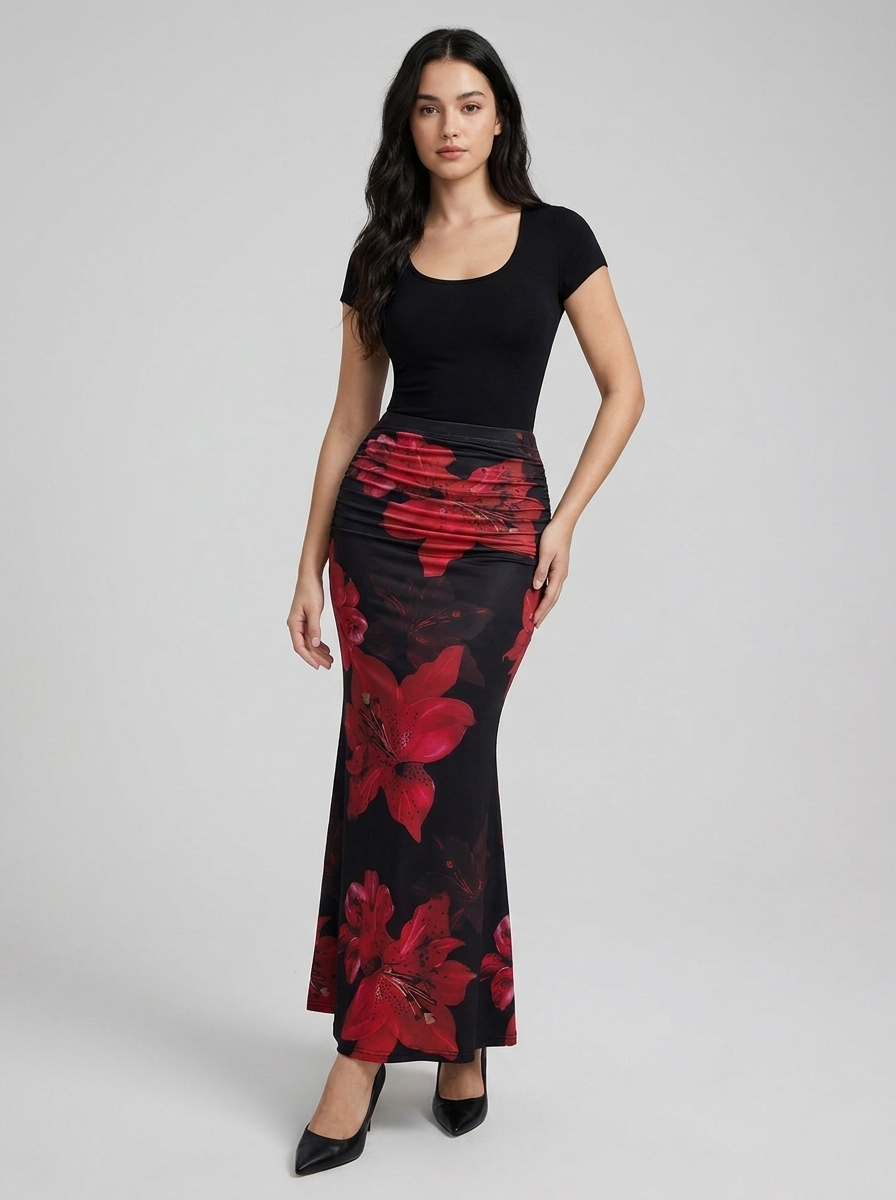 Yvette | Floral Skirt Co-ord Set
